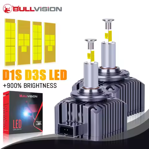 2PCS 360 Led D1S D3S D4S D2S Headlight Canbus 360 CSP Led Light Super Bright D5S D8S D1R D4R D2R D3R