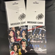 Gidle香港演唱會周邊 Message card gidle信息卡 | gidle手燈應援棒小卡 官方周邊Kpop light ring official light stick (G)-IDLE 