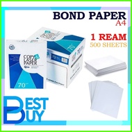 ∼ ― LETTER SIZE (SHORT)COPY & LASER | BOND PAPER | COUPON BOND (500 SHEETS / 1 REAM) 70gsm OFFICE S