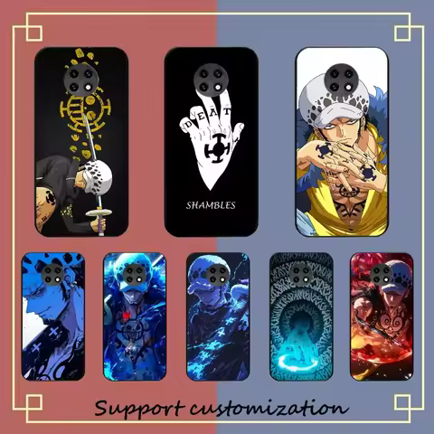 Trafalgar O-One P-PieceS D.Water Law Phone Case For Redmi Note 4 X 5 A 6 7 8 T 9 9S 10 11 11S 11Epro