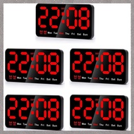 (VCBZ) 5X Digital Wall Clock 9Inch LED Digital Clock Large Display with 12/24H Big DigitsSmall Silen
