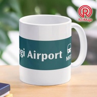 Custom Changi Airport MRT Sign Classic Mug