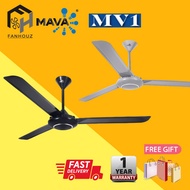MAVA(3PACK) MV1 60" CEILING FAN WITH REGULATOR KIPAS REGULATOR KIPAS 60" KIPAS 3 DAUN