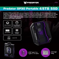 Predator GP30 Portable SSD Storage | 4TB/8TB | Up to 2000 MB/s Read & Write | RGB lighting