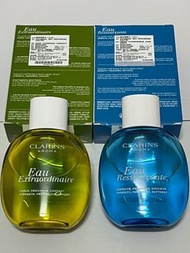 Clarins 克蘭詩 藍色寧靜水/綠色朝氣水5ml玻璃噴瓶 分裝
