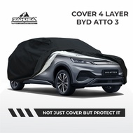 BYD Ato 3 Car Cover - 4 Layer Thick Waterproof Anti-UV Car Cover Outdoor Car Cover