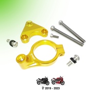 ขาจับกันสะบัด สำหรับ HONDA CBR650R ปี 2019 - 2023 ตรงรุ่น พร้อมอุปกรณ์ติดตั้งฟรี อะไหล่แต่ง อลูมิเนี