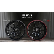 Raxer SF-1 *with Flow Forming Technology* Spec 15x7JJ 4H100 ET38 GLOSS BLACK