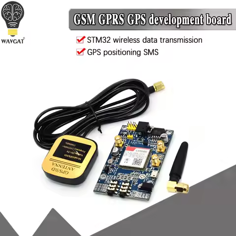 SIM808 Module GSM GPRS GPS Development Board IPX SMA with GPS Antenna for Arduino Raspberry Pi Suppo