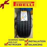 Pirelli Scorpion Verde Runflat tyre tayar tire (with installation)  255/45R20