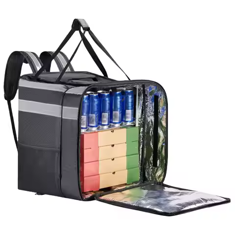 Pizza Delivery Backpack Pizza Backpack Expandable Waterproof Bike Food Delivery Backpack Lightweight