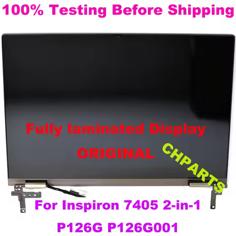 14" For Dell Inspiron 5400 5406 7405 2-in-1 P126G P126G001 P126G002 LCD Panel Touch Screen Replaceme