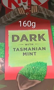 Kit Kat mint dark chocolate 160g kit kat薄荷黑朱古力
