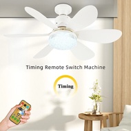 52CM Ceiling Fan With Light 40W E27 6 Blades Silent Fan Light with Remote Control