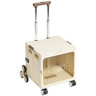 shopping cart storage L size 8 wheel trolley