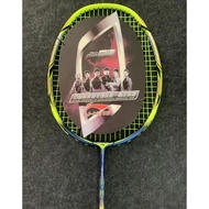 {Same Day Delivery} Li Ning Badminton Racket Pneumatic 9,000D Ultra-Light Full Carbon Badminton Racket AERONAUT 9,000D (Badminton Line+Hand Rubber+Racket Cover)