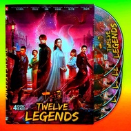 KASET DVD FILM  TWELVE LEGENDS 4 DISC END-ILM SERI MANDARIN TERBARU TERLARIS-FILM SERI SILAT ASIAN-F