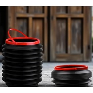 Foldable Water Bucket Storage Bucket Dustbin Portable 4L - 001 - FOLDABLE MULTIPURPOSE BUCKET 4L PB 
