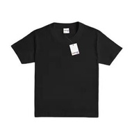 RIANS KIDS PREMIUM BLACK Short Sleeve Plain Cotton Round Neck T-Shirt 190gsm (Boy / Girl)