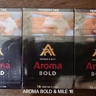 Aroma Bold dan Aroma mile 16 / 1 slop isi 10 bungkus