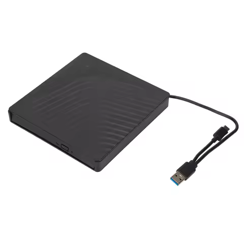 External Drive Box Detachable External DVD Drive USB3.0/USB2.0 Power Saving Sleep Mode for 12.7mm/9.