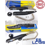 Espada Exhaust Motorcycle Pipe Racing E6 LC135 LC 135 32 mm 35 mm