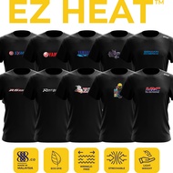 888.CO x Spark Malaya Collection Racing Motor Sport Microfiber Jersey Baju Jersi Tshirt Kapcai Black