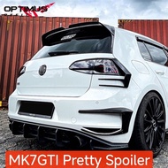 VW Golf MK 7 GTI 7 GTI Golf MK7 GTI Sedan Rear Bumper Diffuser Logo Spoiler Splitter Accessory  USD$