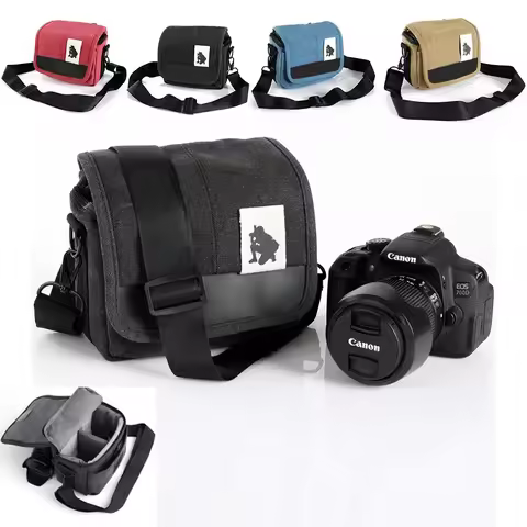 DSLR Camera Bag for Canon EOS R10 R50 R100 R7 RP 250D 200D M200 M50 M6 SX70 SX60 Nikon ZFC Z50 Z30 Z