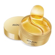 【สินค้าขาย】HOUMAI 24k มาส์กตาคอลลาเจนทองคำ Eye Mask 80gมาส์กสำหรับบำรุงใต้ตา ริ้วรอย ตีนกา รอยคล้ำริ