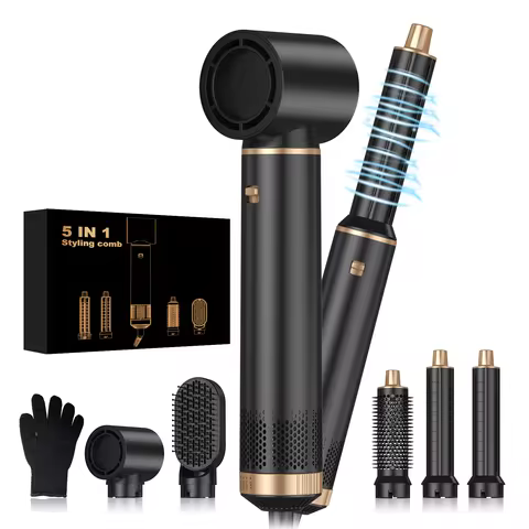 5 in 1 Multifunction Air Styler, Hot Air Brush, Hair Dryer Brush, Thermal Brush Magic Styler, Hair D