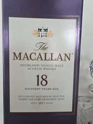 The Macallan 18 Year Old Highland Single Malt Scotch Whisky (2017 version)