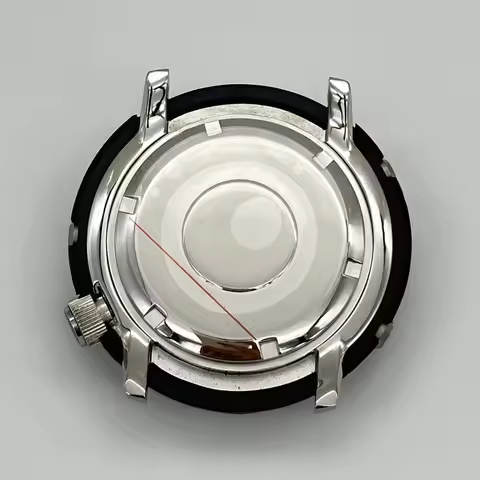 46mm Modified Automatic Watch Case - 316 Stainless Steel Solid Back, Fits NH35/2315 Movement