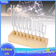 maib 9 Pcs Tuning Fork Set 174 285 396 417 528 639 741 852 963Hz Sound Healing Tool with Hammer and 