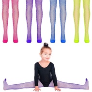Girls Mesh Stockings Pantyhose Glitter Fishnet Tights for Kids Tights Baby Ballet Leggings