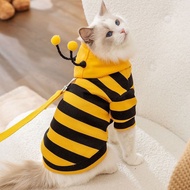 Funny Cat Clothes, Anti-drop Little Bee Beagle Dog, Small and Cute Blue Cat, Spring and Autumn New P