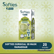 Masker Softies surgical 3D mask (masker medis model kf94 softies isi 20pcs)