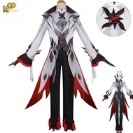 Genshin Impact cosplay costume The Knave Arlecchino cosplay Set and wig and shoes