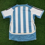 Jersey Bola Retro Vintage Timnas Argentina Home 2006