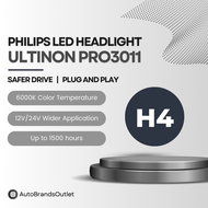 Philips Ultinon Pro3011 6000K LED Headlight Bulb Set (H1//H3/H4/H7/H11/HB3/HB4/HIR2)