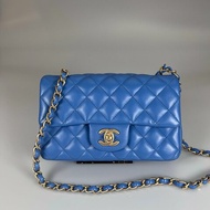 CHANEL CF20羊皮藍 A69900/27開