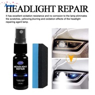 【Anna】Automotive Headlight Restoration Kit 20ML Repair Fluid + Sponge Included