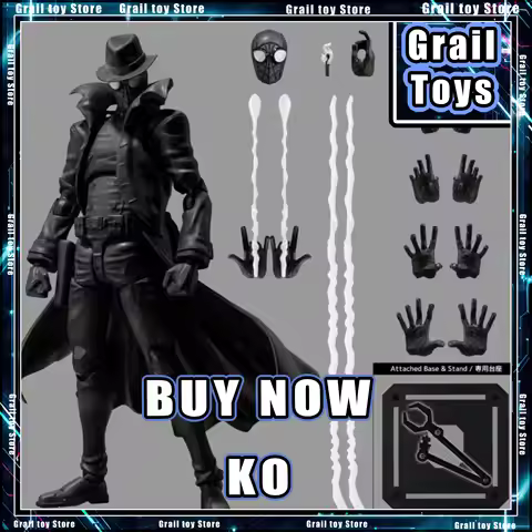 Hot KO Spider-Man: Into The Spider-Verse Spider-Man Noir Anime Action Figures SpiderMan Figurine Toy