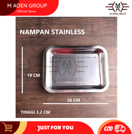 Nampan Stainless - Nampan Stainless Tebal - Nampan Stainless Tebal Jumbo - Nampan Stainless Segi Emp