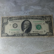 Koleksi Amerika 10 Dollar Tahun 1977 Asli (T893)