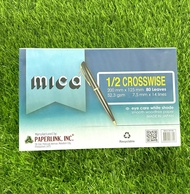 10pads MICA Brand Grade Pad Grade 1,2,3,4 Intermediate Pad Crosswise Lengthwise School Supplies