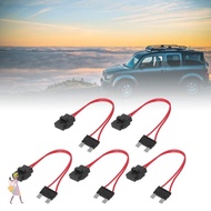 YGBG 5PCS Fuse Connector, 20A With Wire Car Fuse Holder, Waterproof 16AWG Auto Inline Fuse Holder Au