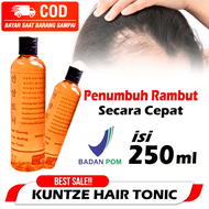 KUNTZE Penumbuh Rambut Botak Rontok Red Ginseng Hair Tonic /Penyubur Rambut/ Penumbuh Rambut Cepat/ Vitamin Rambut Rontok dan Botak