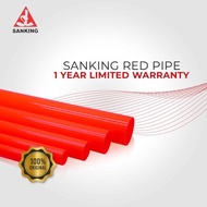 SANKING PVC Pipe (Red) 50mm