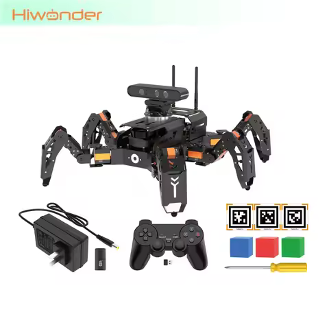 Hiwonder ROSpider ROS Hexapod Robot w/ Jetson Nano (4GB), 6CH Microphone Array, LiDAR & Depth Camera